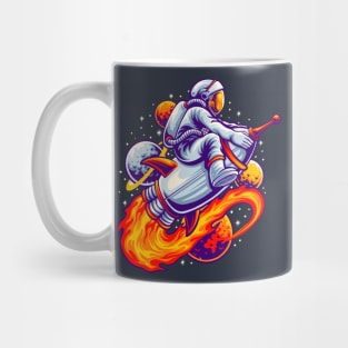 Astro planet rocket Mug